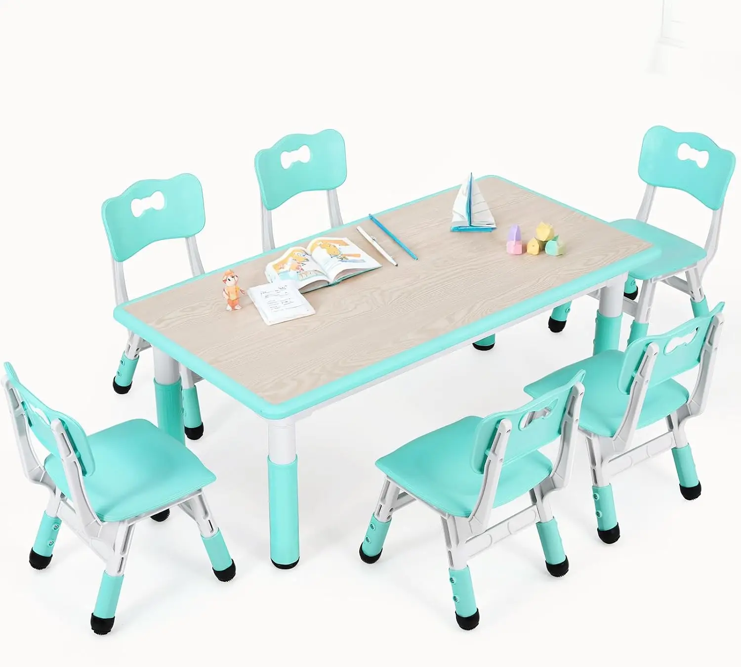 Art Craft Activities For Preschoolers - طاولة أطفال مع 6 كراسي، مكتب
