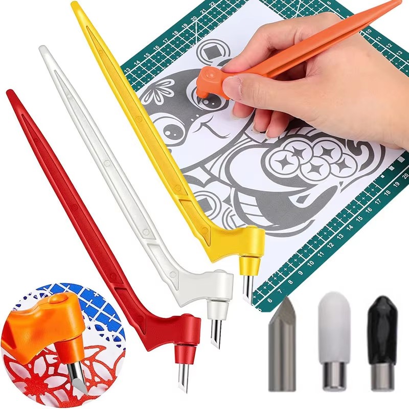 Art Craft Knife - 1/2/4/6 مجموعة 360 ̊ الدورية ورقة
