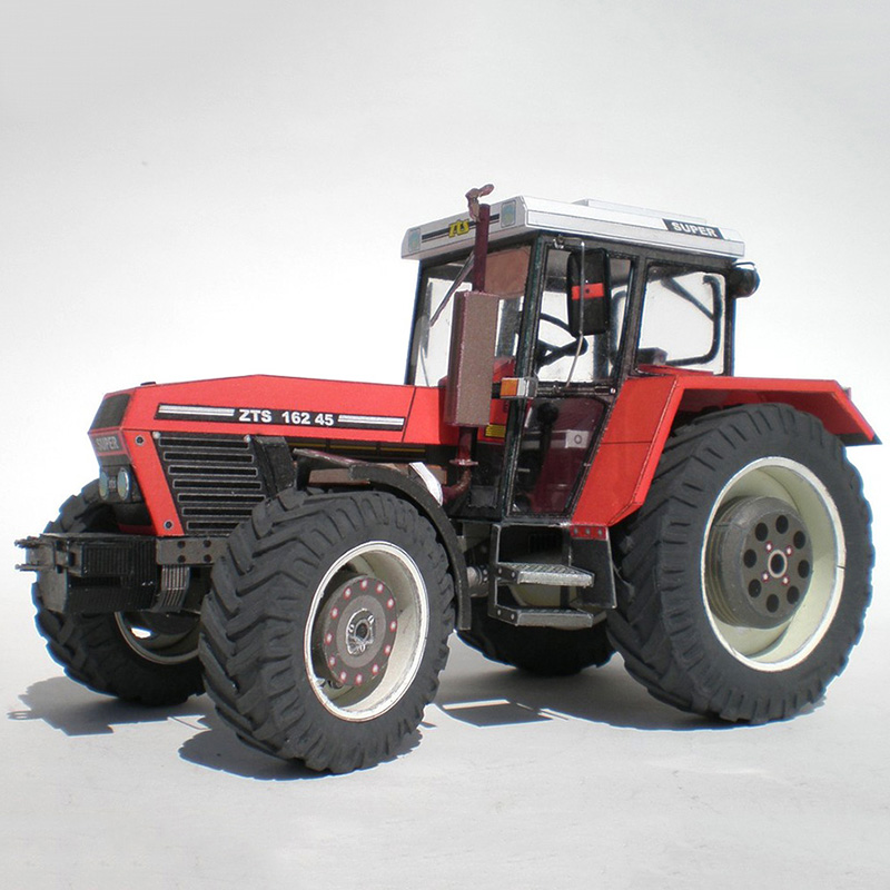 Art Craft Cardboard - Zetor 162 45 جرار 1:32 التشيكية