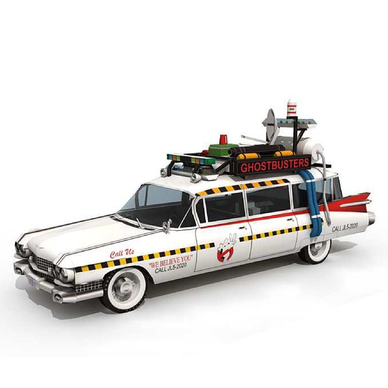 Art Craft Cardboard - Ghostbusters سيارة Ecto-1A 1:20 اوريغامي الفن