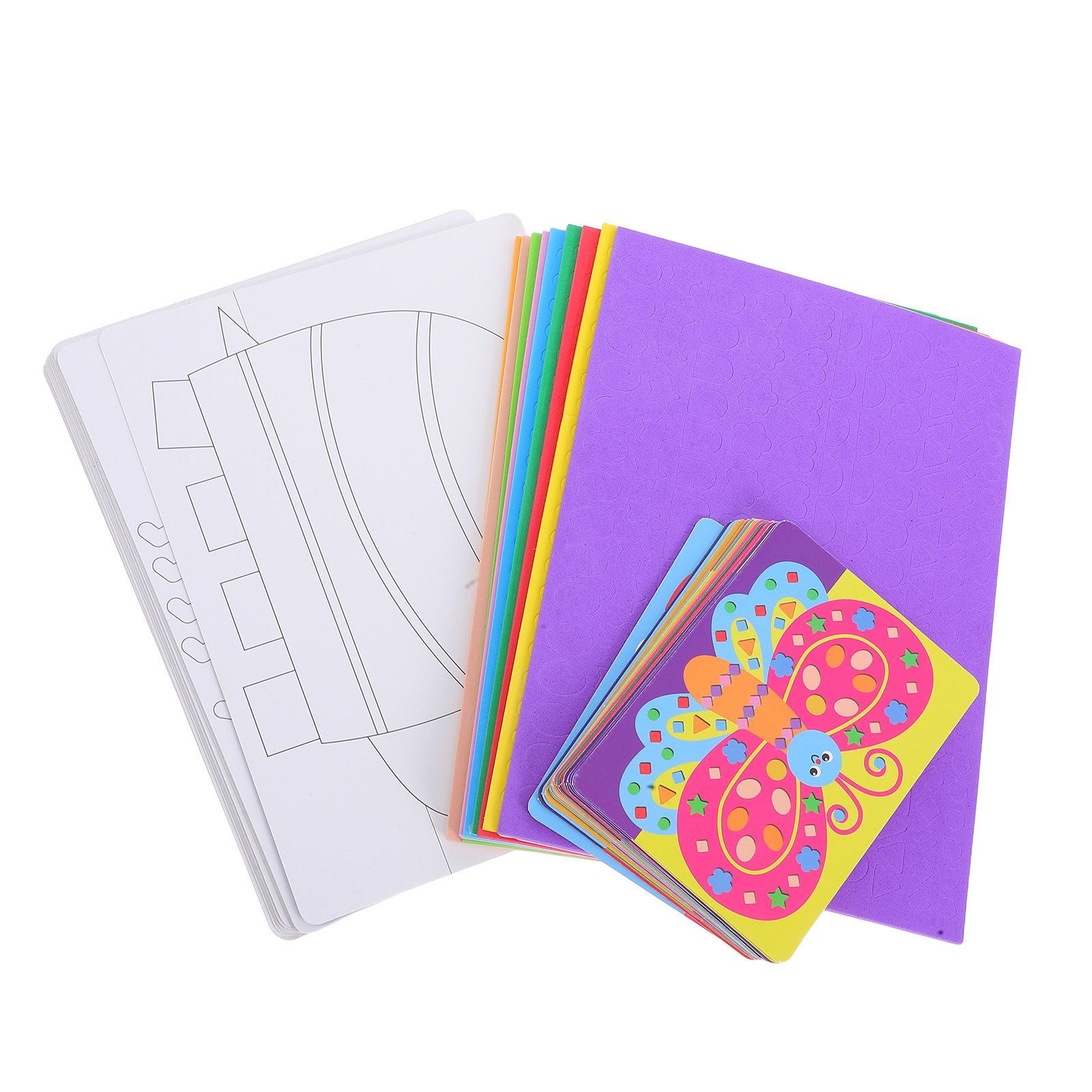Art Craft Activities For Preschoolers - مجموعة واحدة من ملصقات إيفا ثلاثية
