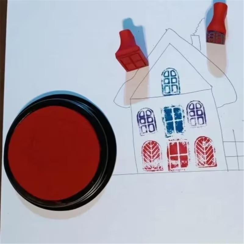 Art Craft Description - مجموعة قوالب ختم الحرف اليدوية QX2E