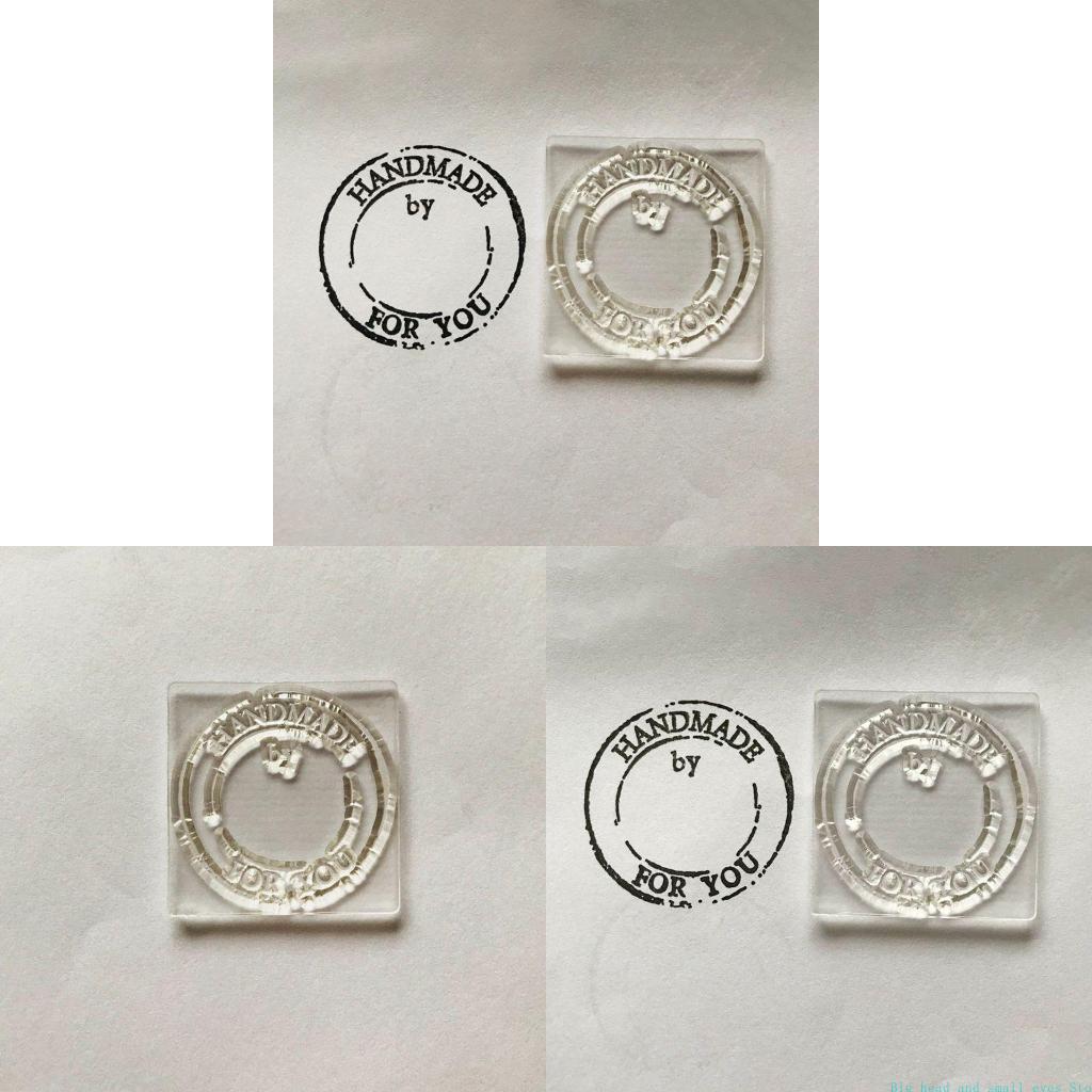 Art Craft Description - 581C اليدوية بواسطة سيليكون واضح ختم