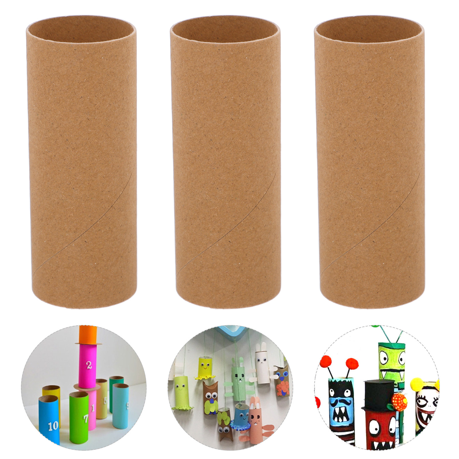 Art Craft Cardboard - 20 قطعة من أنابيب الورق الفارغة