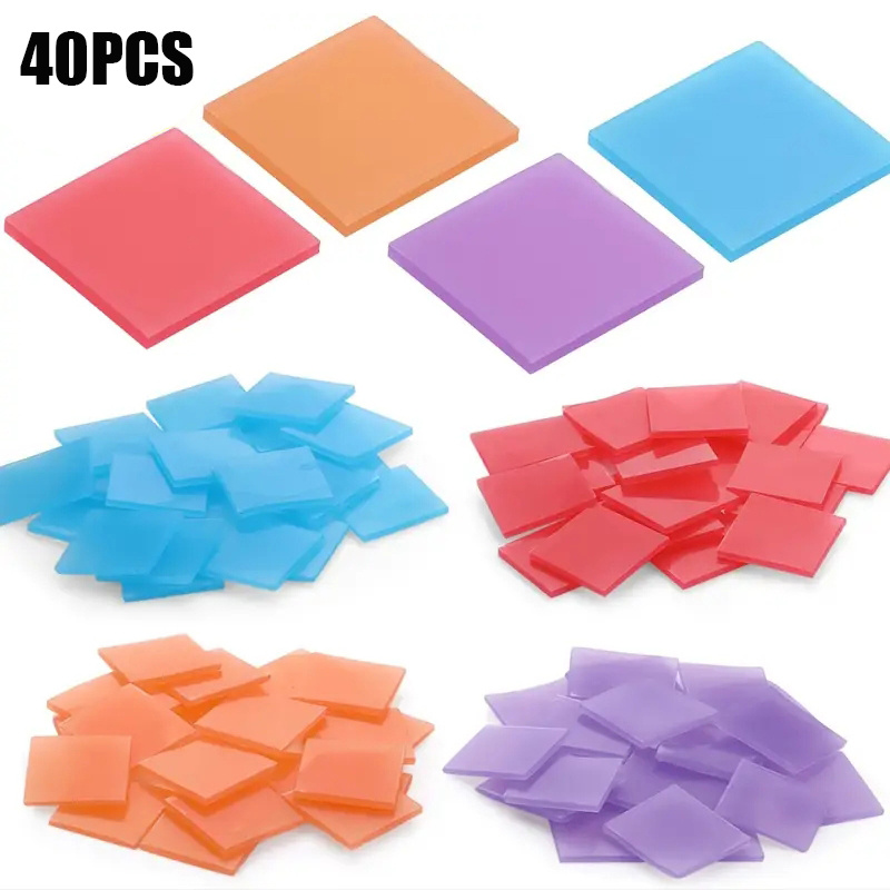 Art Craft Resin - 40 قطعة من شمع الرسم بالألماس،
