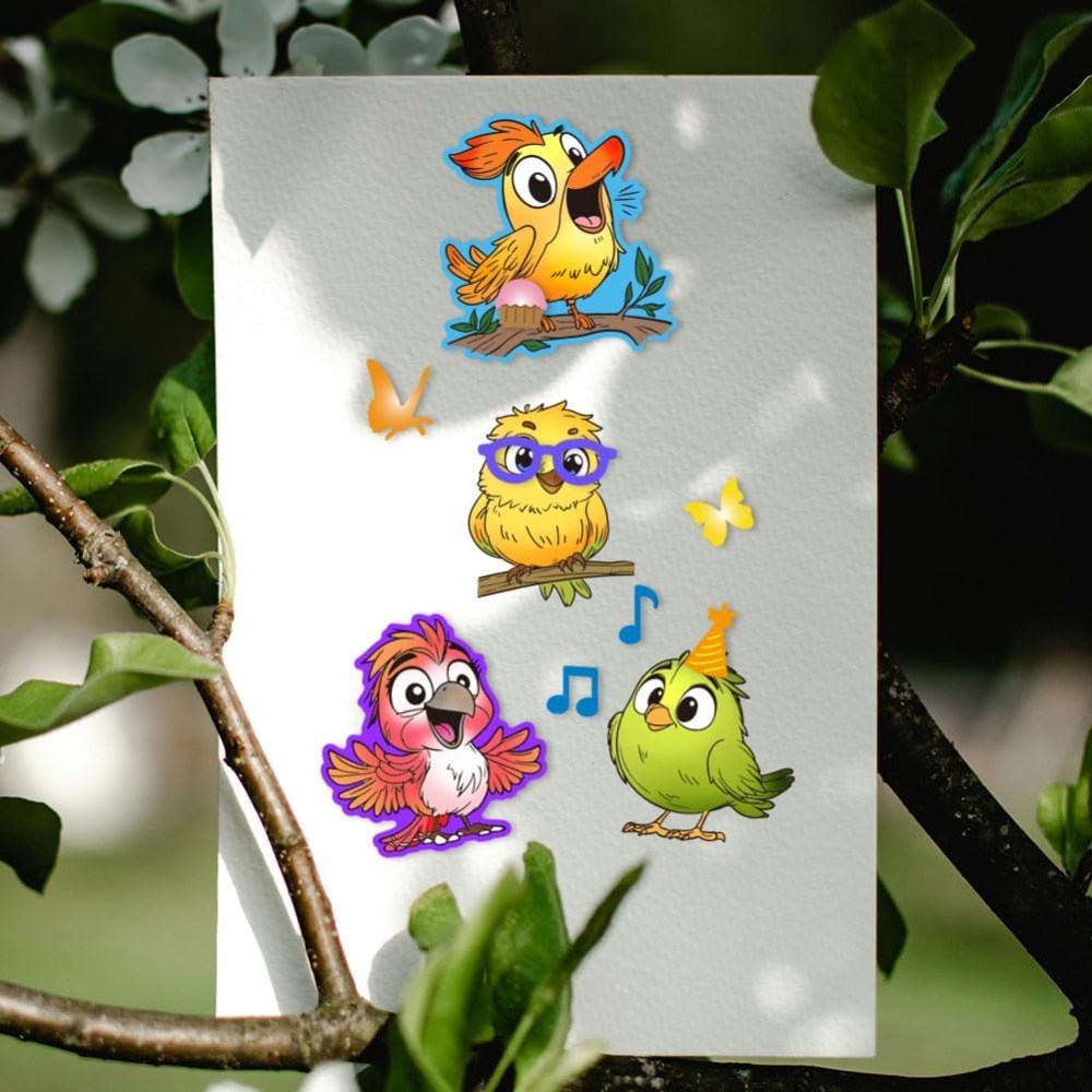 مضحك الطيور واضح Stamps لسكراب - مراجعة Artwork Craft وسعره