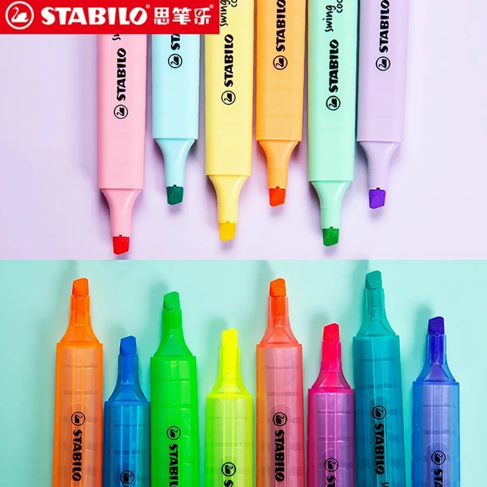 مجموعة أقلام تحديد STABILO BOS - مراجعة Stabilo Marker Swing Cool وسعره