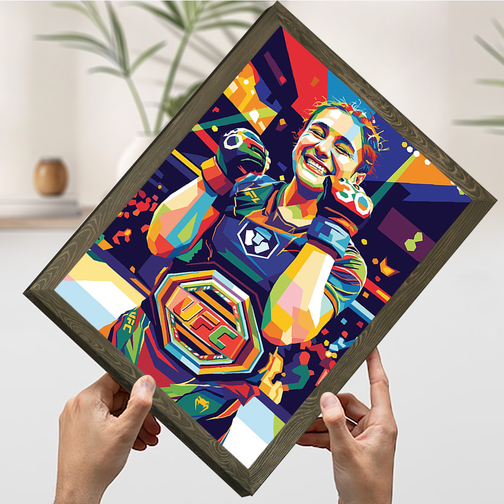 لوحة فنية جدارية مطبوعة لبطل ا - مراجعة Art Craft Toys وسعره
