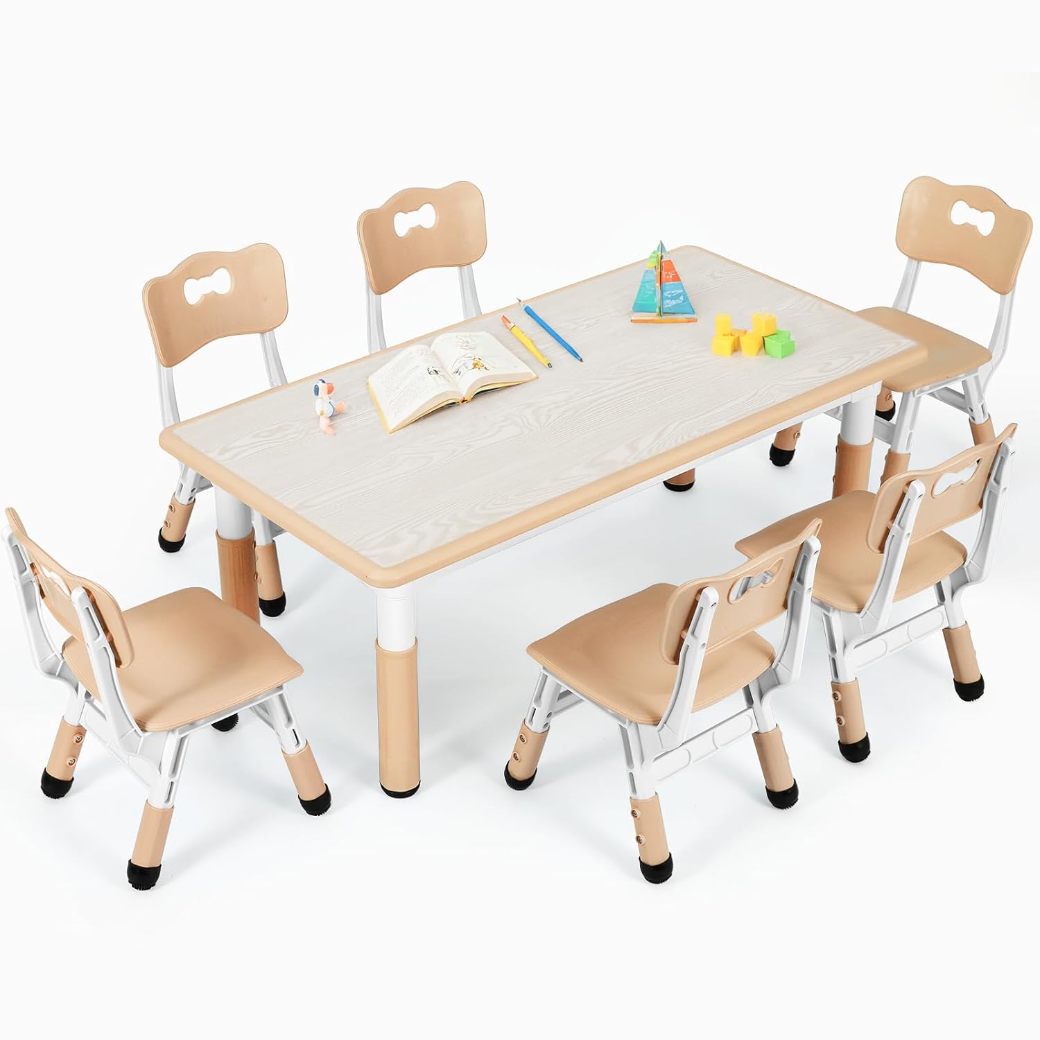 طاولة أطفال مع 6 كراسي، طاولة  - مراجعة Art Craft Activities For Preschoolers وسعره