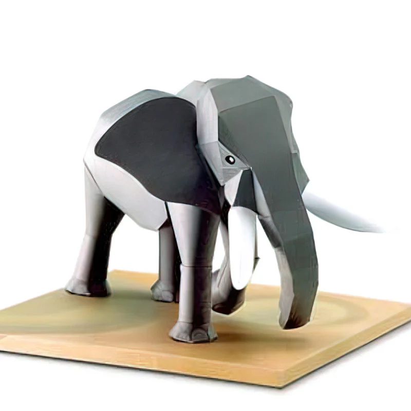 الفيل الأفريقي اوريغامي الفن ا - مراجعة Art Craft Cardboard وسعره