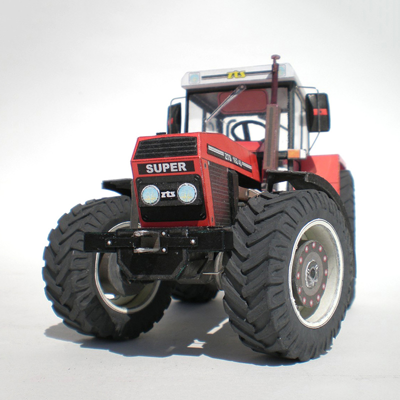 Zetor 162 45 جرار 1:32 التشيكي - مراجعة Art Craft Cardboard وسعره