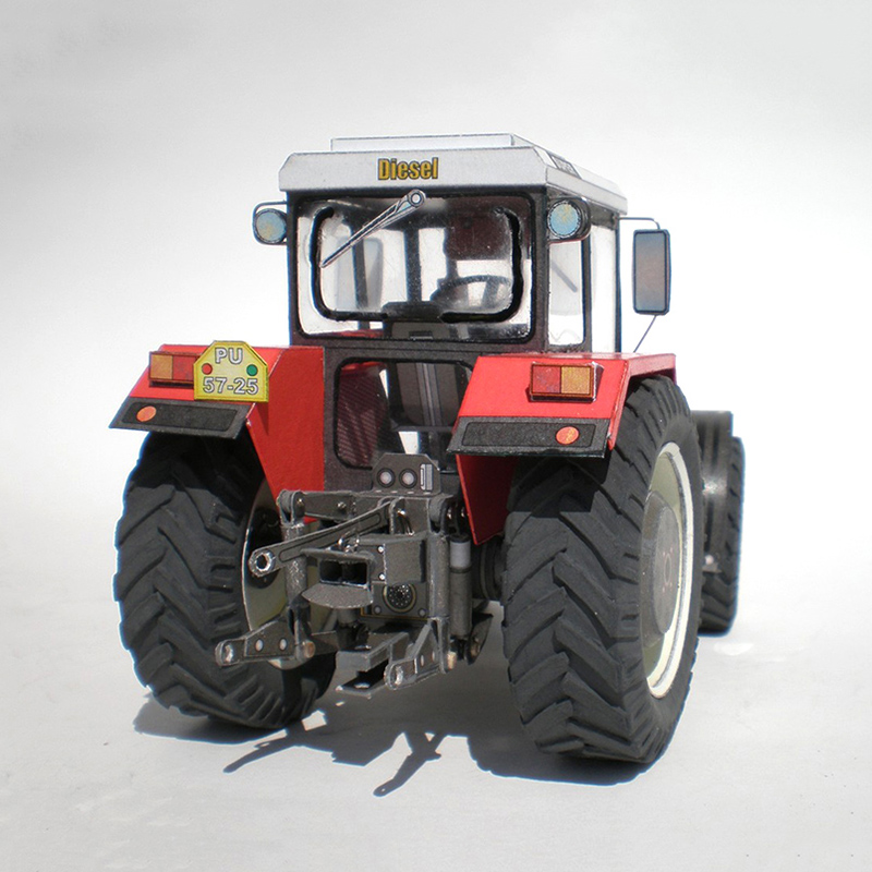 Zetor 162 45 جرار 1:32 التشيكي - مراجعة Art Craft Cardboard وسعره