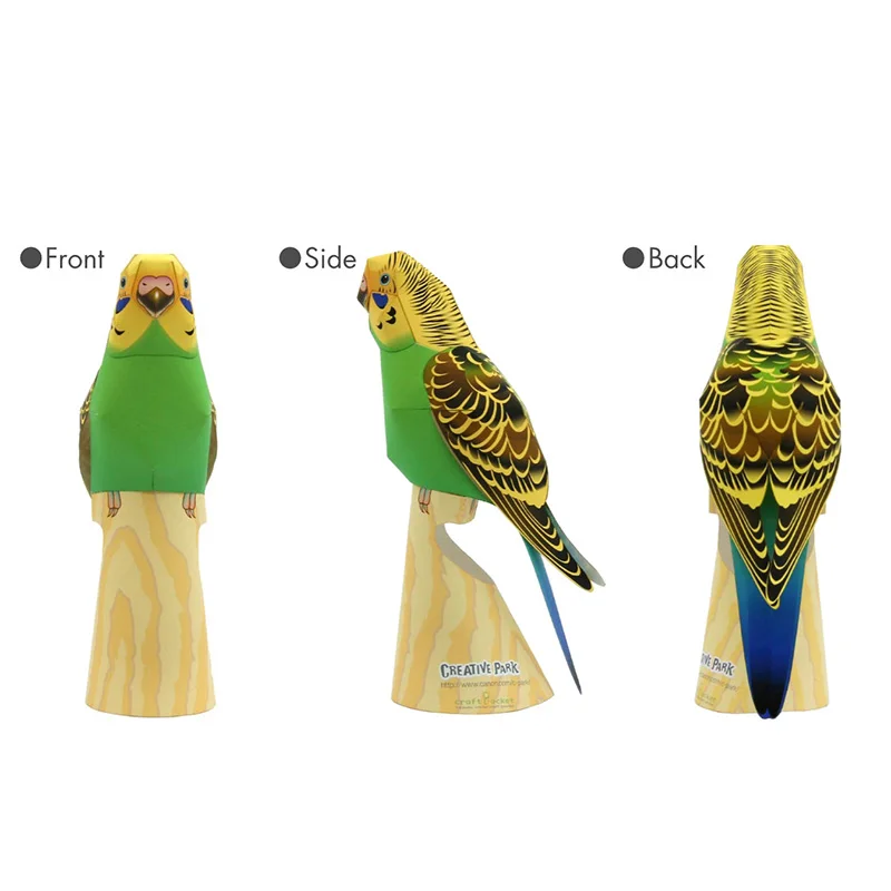 الببغاء الببغاء الطيور اليدوية - مراجعة Art Craft Cardboard وسعره