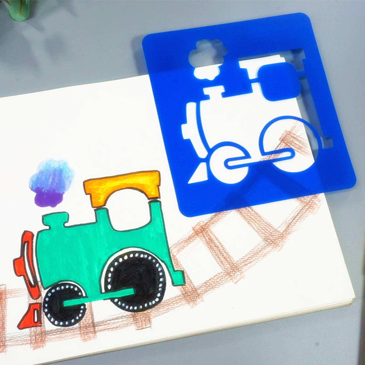 12 قطعة من قوالب الرسم الكرتون - مراجعة Art Craft Activities For Preschoolers وسعره