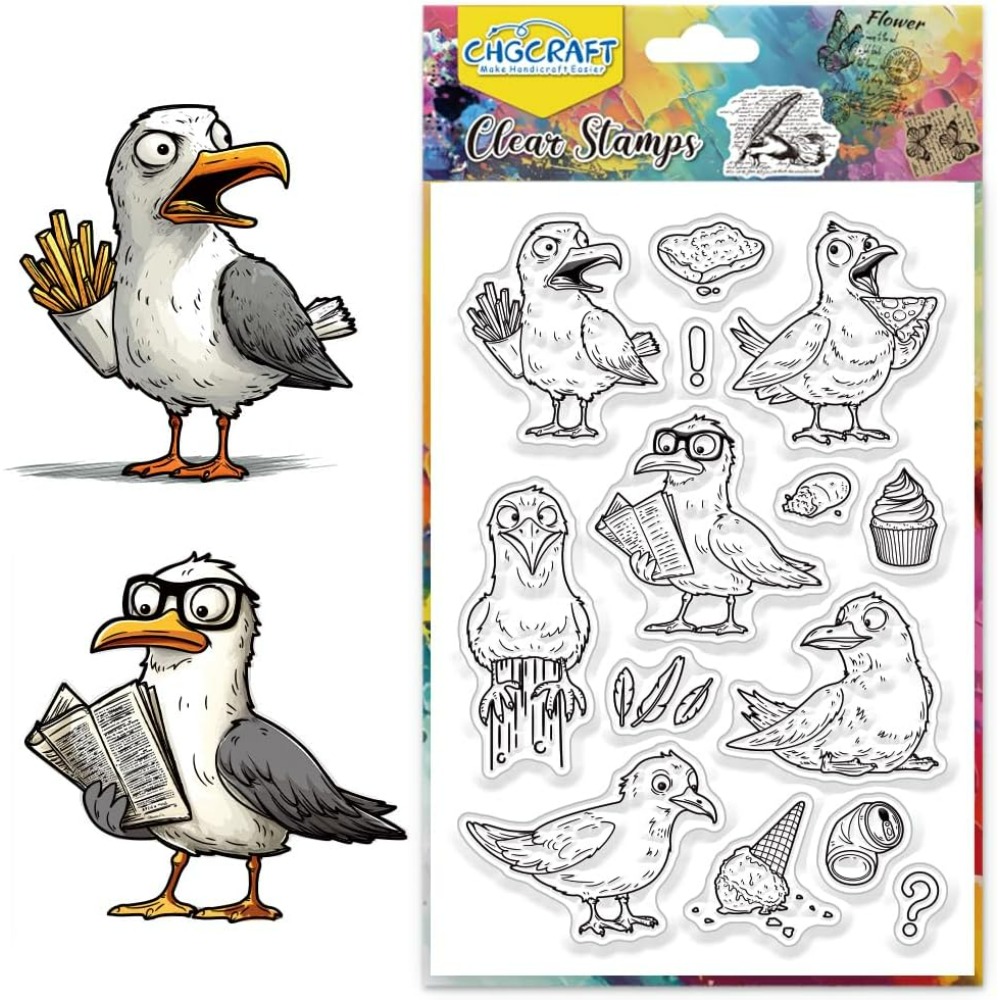 طيور النورس واضح Stamps الطيور - مراجعة Artwork Craft وسعره
