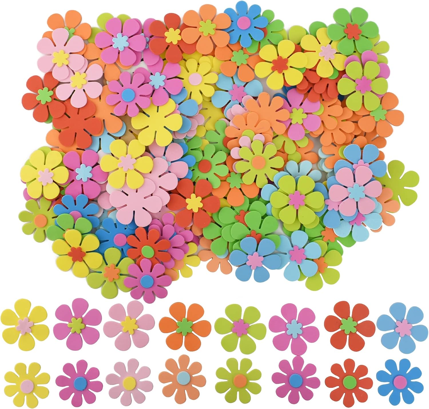 100 قطعة جديدة من ملصقات الفوم - مراجعة Art Craft Activities For Preschoolers وسعره