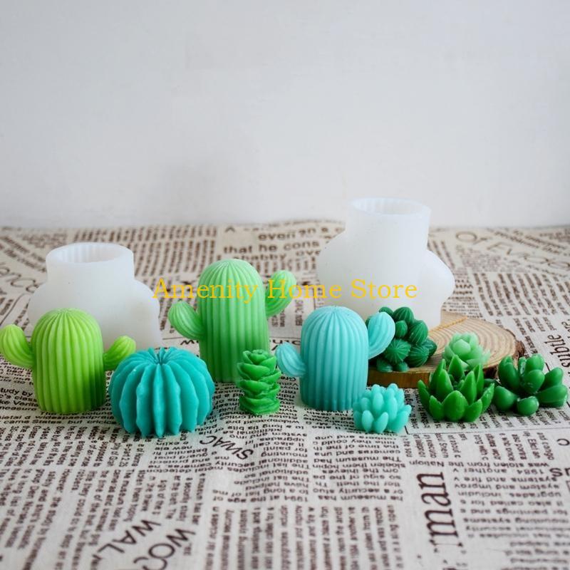 F26C شمعة الصبار النضرة قالب م - مراجعة Art Craft Description وسعره