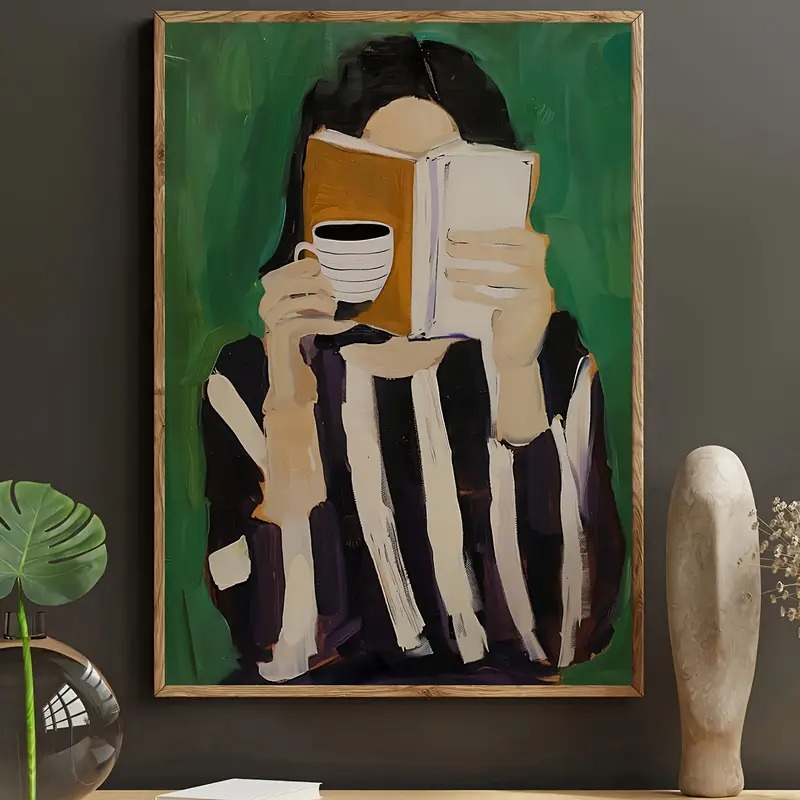 شخصيات تجريدية خضراء مطبوعة عل - مراجعة Art Craft Toys وسعره