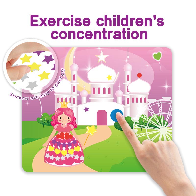 يونيكورنس والأميرات ملصق نقطة  - مراجعة Art Craft Activities For Preschoolers وسعره